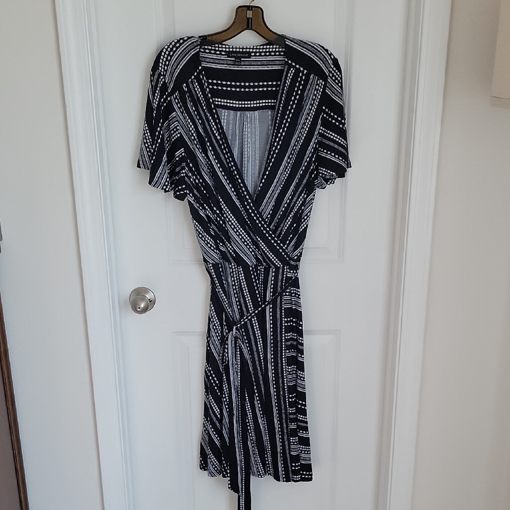 Black and White Striped Dress